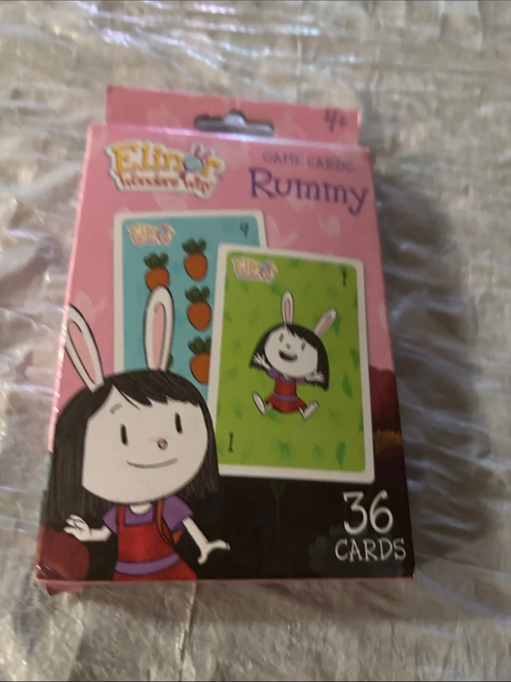 Ellie Kids Pink & Green Rummy Card Set